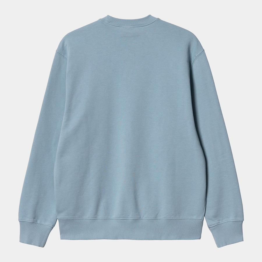 Carhartt Mens Pocket Sweat Top - Frosted Blue