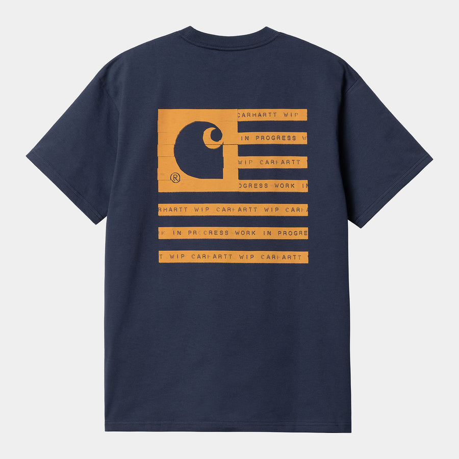 Carhartt Mens Short Sleeve Label State Flag T-Shirt - Enzian