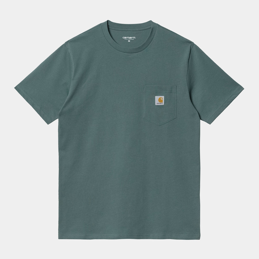 Carhartt Mens Short Sleeve Pocket T-Shirt - Eucalyptus