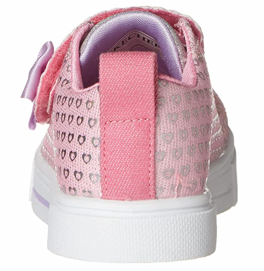 Skechers Toddler S Lights Twinkle Toes Sparks Trainers - Pink